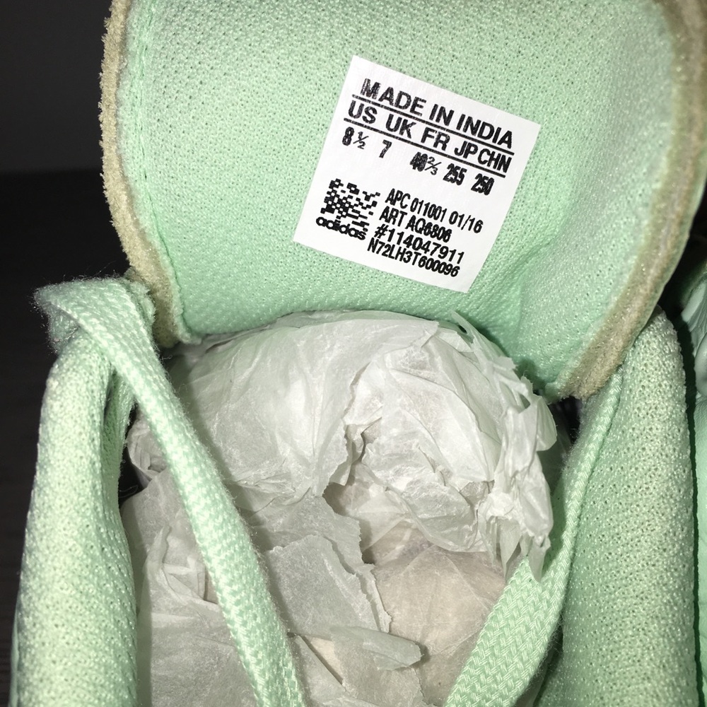 RARE Adidas Stan Smith Reptile Mint/Green Sz 8.5 - Picture 11 of 11